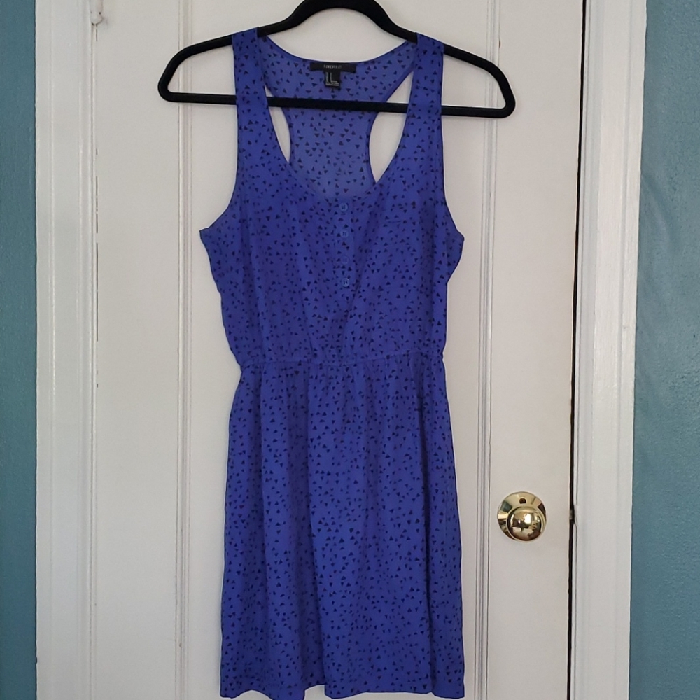 Forever 21 Blue tank dress